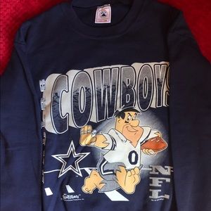 1993 Cowboys Fred Flinstone Crewneck
